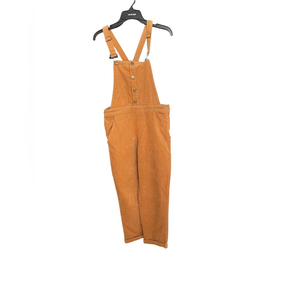 Vintage Rust Corduroy Overalls